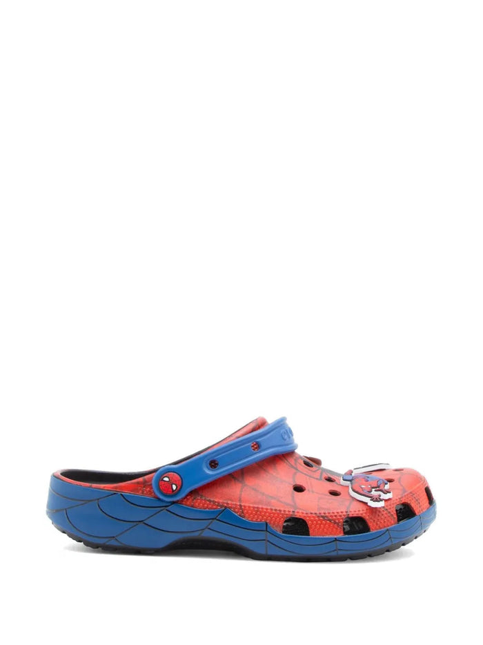 Crocs Classic Spider-Man rojo y azul